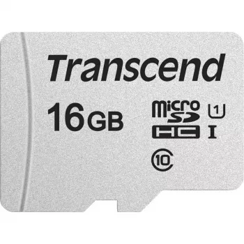 TRANSCEND Micro SDHC-Karte 300S 16 GB UHS-I U1 mit Adapter
