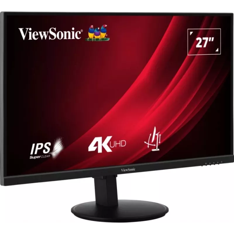 Viewsonic VG Series VG2708-4K Computer Monitor 68,6 cm (27 Zoll) 3840 x 2160 Pixel 4K Ultra HD LED Schwarz