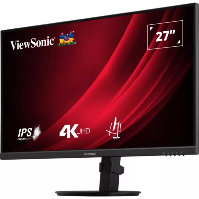 Viewsonic VG Series VG2708-4K Computer Monitor 68,6 cm (27 Zoll) 3840 x 2160 Pixel 4K Ultra HD LED Schwarz