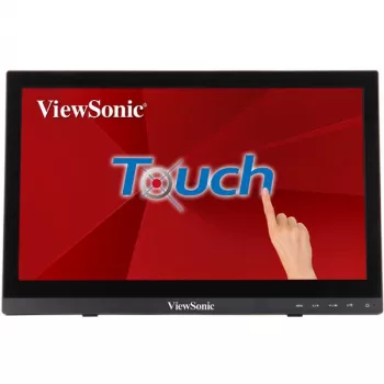 Viewsonic TD1630-3 Computer Monitor 39,6 cm (15,6 Zoll) 1366 x 768 Pixel HD LCD Touchscreen Multi-User Schwarz