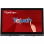 Viewsonic TD1630-3 Computer Monitor 39,6 cm (15,6 Zoll) 1366 x 768 Pixel HD LCD Touchscreen Multi-User Schwarz
