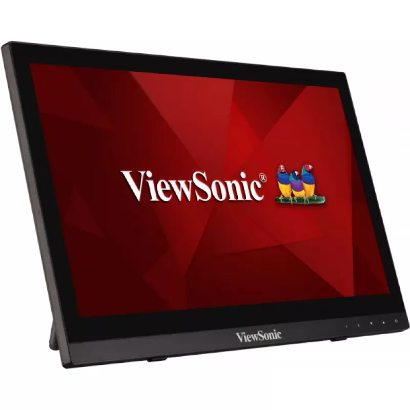 Viewsonic TD1630-3 Computer Monitor 39,6 cm (15,6 Zoll) 1366 x 768 Pixel HD LCD Touchscreen Multi-User Schwarz