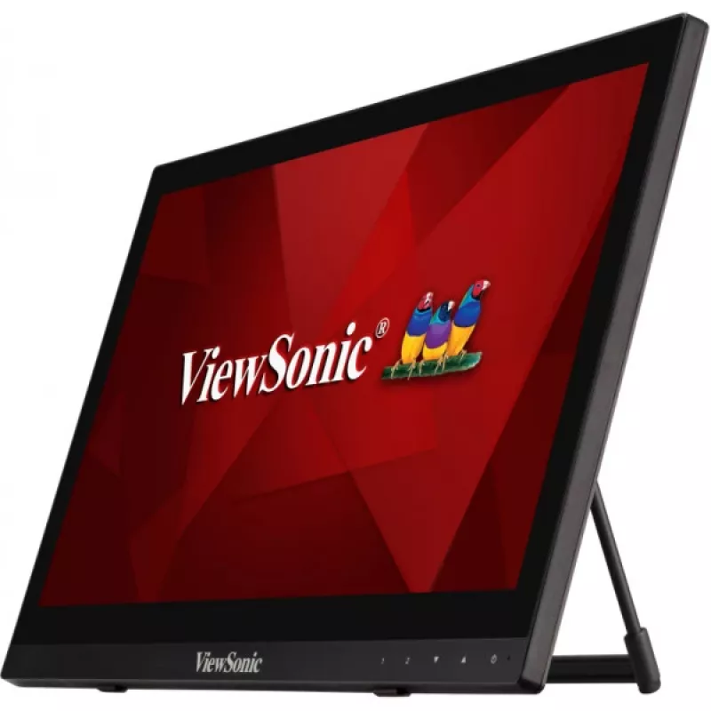 Viewsonic TD1630-3 Computer Monitor 39,6 cm (15,6 Zoll) 1366 x 768 Pixel HD LCD Touchscreen Multi-User Schwarz