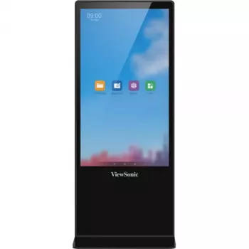 Viewsonic EP5542T Signage Display Totem Design 139,7 cm (55 Zoll) LED 450 cd/m² 4K Ultra HD Schwarz Touchscreen Android 8.0