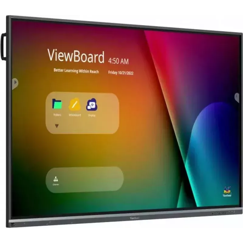 Viewsonic IFP7550-5F interaktives Whiteboard 190,5 cm (75 Zoll) 3840 x 2160 Pixel Touchscreen Schwarz HDMI