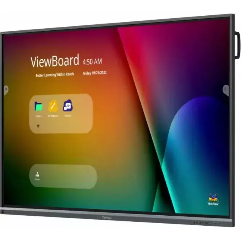 Viewsonic IFP7550-5F interaktives Whiteboard 190,5 cm (75 Zoll) 3840 x 2160 Pixel Touchscreen Schwarz HDMI