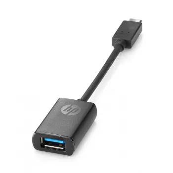 HP USB-C auf USB 3.0 Adapter, 0,1409 m, USB-C, USB 3.0, USB 3.2 Gen 1 (3.1 Gen 1), Schwarz