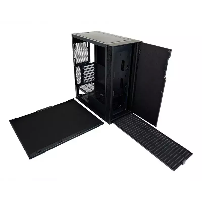 PC-Gehäuse LC-Power LC-8000B-ON Midi Tower Schwarz