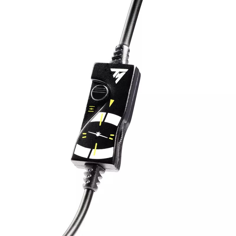 Thrustmaster T.Flight U.S. Air Force Kopfhörer Kabelgebunden Kopfband Luftfahrt/Flugverkehrskontrolle Schwarz, Grau