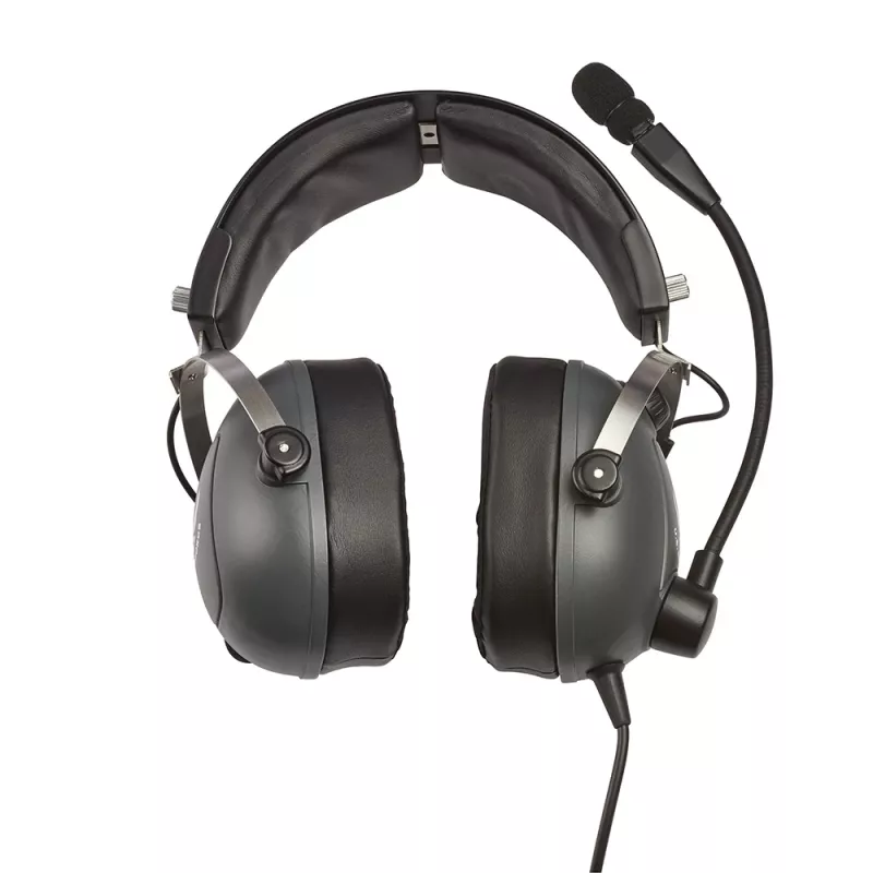 Thrustmaster T.Flight U.S. Air Force Kopfhörer Kabelgebunden Kopfband Luftfahrt/Flugverkehrskontrolle Schwarz, Grau