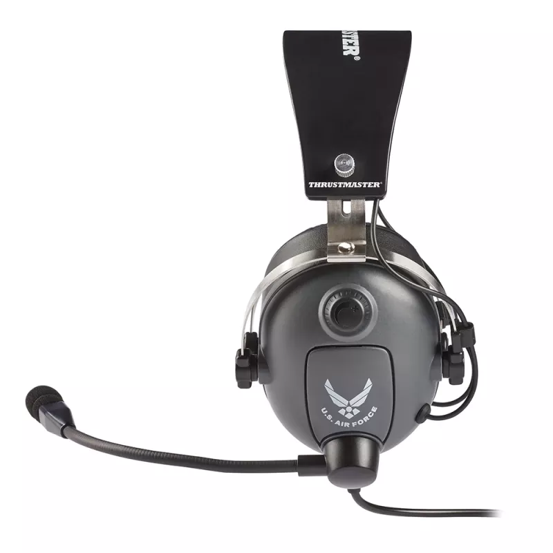 Thrustmaster T.Flight U.S. Air Force Kopfhörer Kabelgebunden Kopfband Luftfahrt/Flugverkehrskontrolle Schwarz, Grau