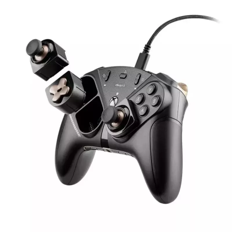 Thrustmaster D-IPPON D-Pad-Modul, PC, Xbox One, Xbox Series S, Xbox Series X, D-Pad, Schwarz, Gold, 1 St., 133 mm, 50 mm