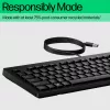 HP 125 Kabelgebundene Tastatur, Vollformat (100%), Kabelgebunden, USB, Schwarz