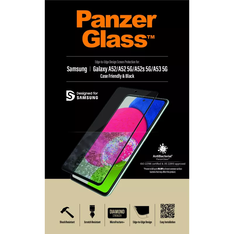 PanzerGlass ® Displayschutzfolie für Samsung Galaxy A52 | A52 5G | A52s 5G | A53 5G