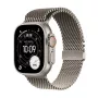 APPLE Watch Ultra 3 (2025) 5g 49mm Natural Titanium Case With Natural Titanium Milanese Loop M