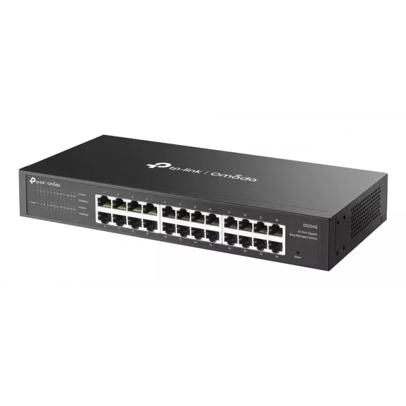 TP-Link Omada ES224G Netzwerk-Switch Managed L2 Gigabit Ethernet (10/100/1000) Schwarz