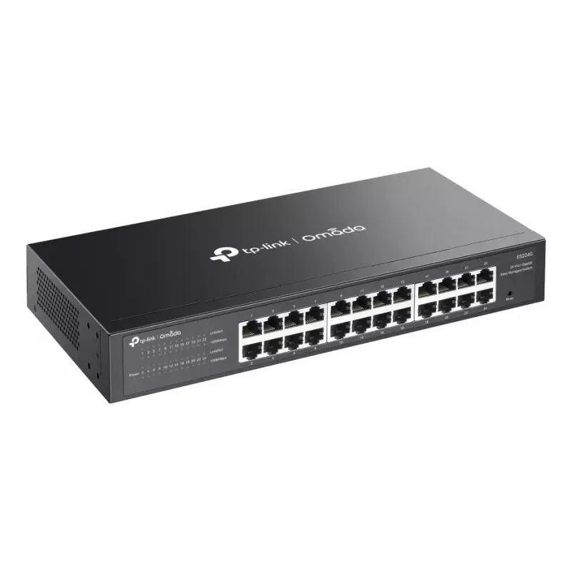 TP-Link Omada ES224G Netzwerk-Switch Managed L2 Gigabit Ethernet (10/100/1000) Schwarz