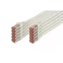 DIGITUS Patchkabel - CAT6 - S/FTP - Snagless - Cu - 2 m - weiß - 10er-Pack