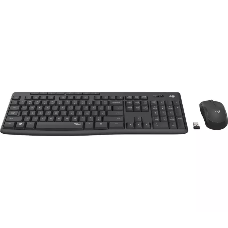 LOGITECH Mk295 Silent Wireless Combo Graphite Azerty Französisch