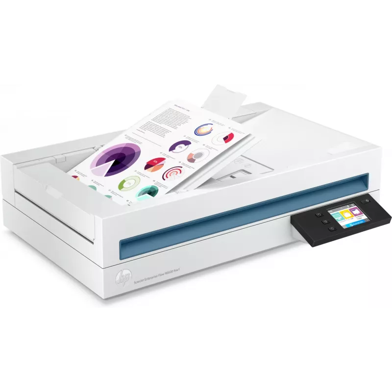 HP Scanjet Enterprise Flow N6600 fnw1 Flachbett- & ADF-Scanner 1200 x 1200 DPI A4 Weiß