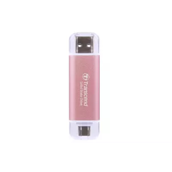 TRANSCEND Esd310p – 1 TB Portable SSD – USB Typ-A / USB Typ-C – Pink