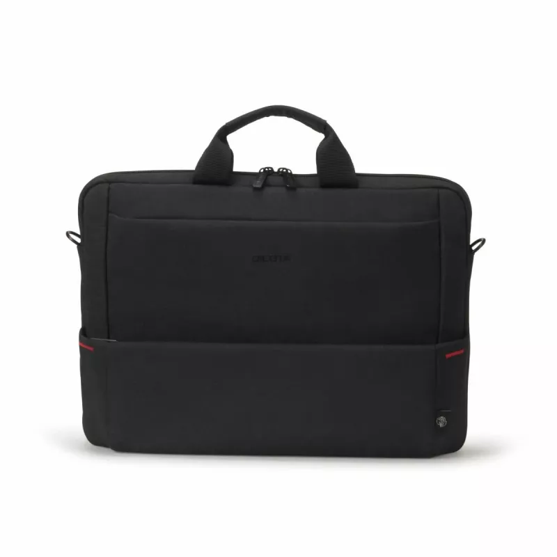 DICOTA Eco schlank Case Plus Base – Notebooktasche 13-15,6 Zoll - Schwarz / 300d RPET Polyester
