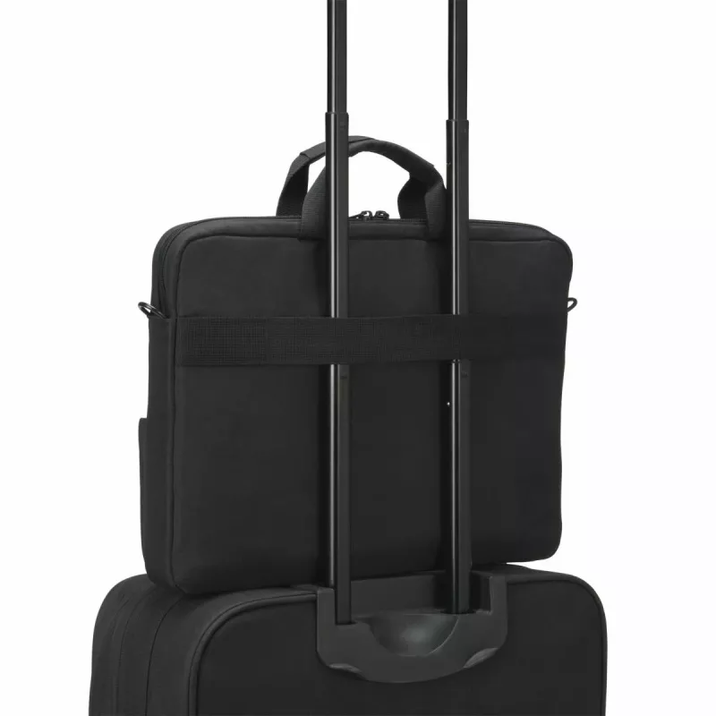 DICOTA Eco schlank Case Plus Base – Notebooktasche 13-15,6 Zoll - Schwarz / 300d RPET Polyester