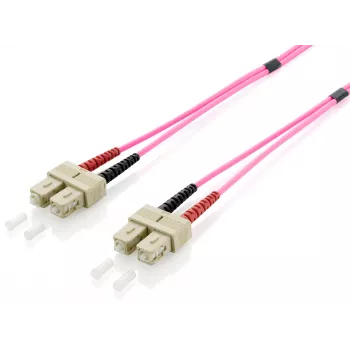 Equip SC/SC Glasfaser-Patchkabel, OM4, 0,5 m