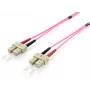 Equip SC/SC Glasfaser-Patchkabel, OM4, 0,5 m