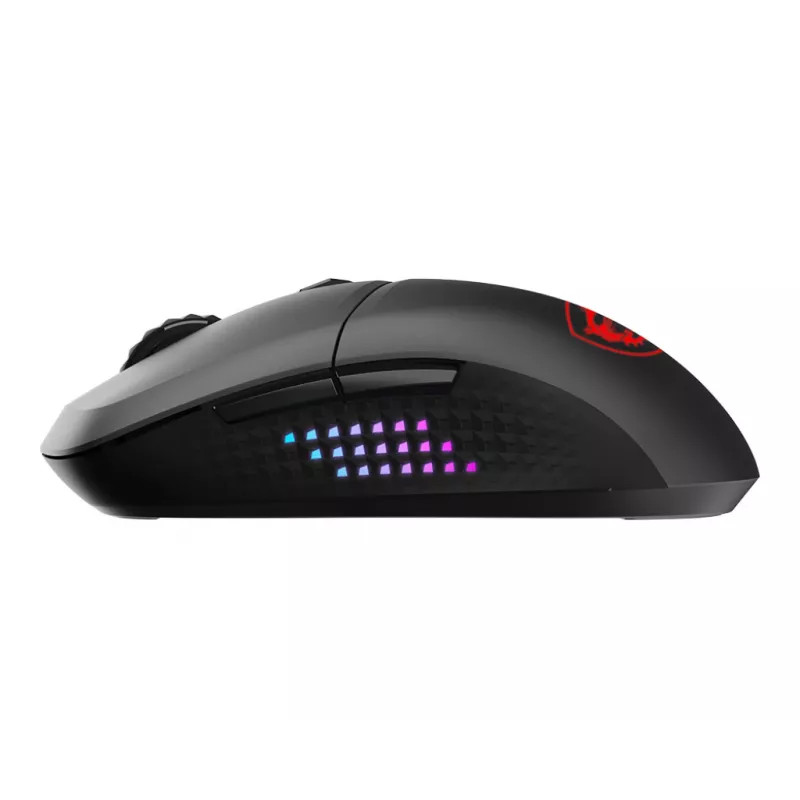 MSI VERSA 300 ELITE WIRELESS Maus Gaming Rechtshänder RF Wireless + Bluetooth + USB Typ-C Optisch 26000 DPI