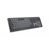 LOGITECH MX Mechanical Kabellose beleuchtete Performance-Tastatur – Graphite, US International, QWERTY, taktil, leise