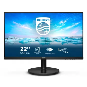 Philips V Line 222V8LA/00 Computer Monitor 54,6 cm (21,5 Zoll) 1920 x 1080 Pixel Full HD LCD Schwarz