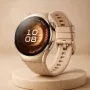 Smartwatch HUAWEI WATCH 5 — 42 mm Edelstahl, 1,38 Zoll (3,51 cm) AMOLED, GPS, 540 mAh, beige