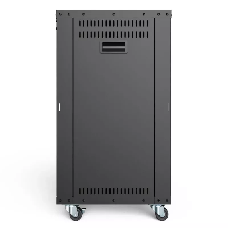 DIGITUS 16U AVS-Rack 780x507x460 mm Gewindebohrungen Rollen schwarz