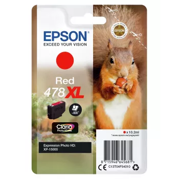 Epson Squirrel Einzelpackung Rot 478XL Claria Photo HD Tinte