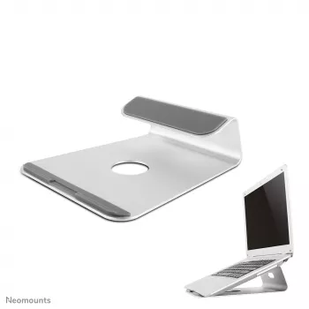 Neomounts NSLS025 Laptop-Ständer 10-17 Zoll - universal, Laptop-Ständer, Silber, Aluminium, 25,4 cm (10 Zoll), 43,2 cm (17 Zoll), 5 kg