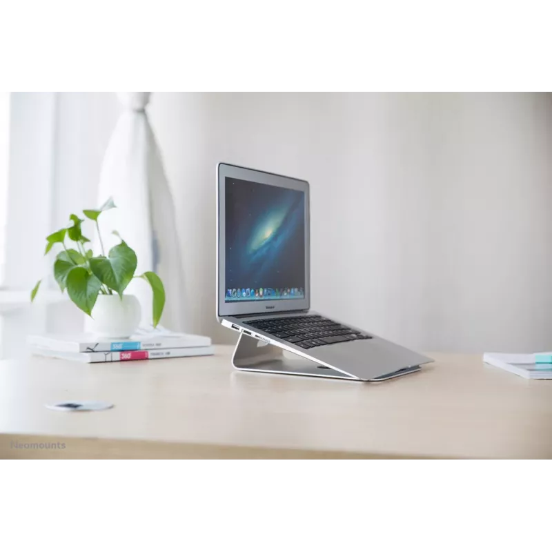 Neomounts NSLS025 Laptop-Ständer 10-17 Zoll - universal, Laptop-Ständer, Silber, Aluminium, 25,4 cm (10 Zoll), 43,2 cm (17 Zoll), 5 kg