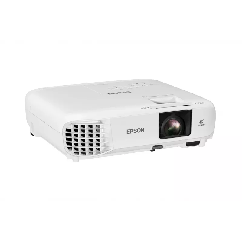 Desktop-Projektor Epson EB-W49 — 3LCD, WXGA 1280×800, 3800 ANSI lm, 16:10, 1,2-facher manueller Zoom, 2,7 kg, weiß