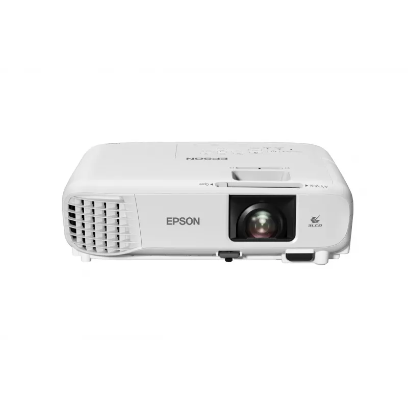 Desktop-Projektor Epson EB-W49 — 3LCD, WXGA 1280×800, 3800 ANSI lm, 16:10, 1,2-facher manueller Zoom, 2,7 kg, weiß