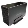 LC-POWER Lc-35u3-raid-2, Externes 2-fach 3.5-Zoll-Festplattengehäuse mit RAID, Aluminium, Schwarz