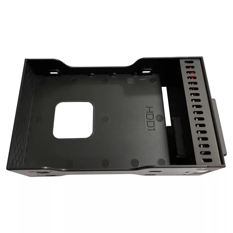 LC-POWER Lc-35u3-raid-2, Externes 2-fach 3.5-Zoll-Festplattengehäuse mit RAID, Aluminium, Schwarz