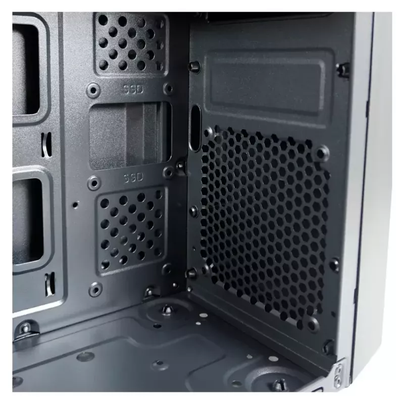Computergehäuse LC-Power LC-2017MB-ON Micro Tower Schwarz