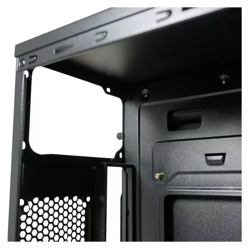 Computergehäuse LC-Power LC-2017MB-ON Micro Tower Schwarz