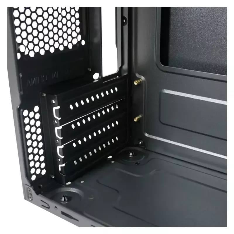 Computergehäuse LC-Power LC-2017MB-ON Micro Tower Schwarz