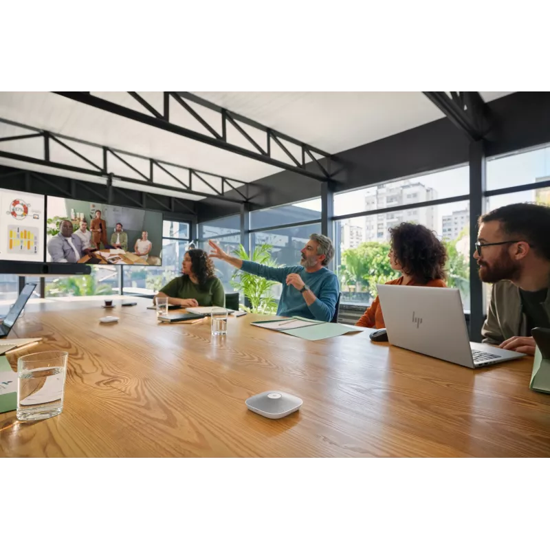 Tischmikrofon HP Poly Studio A2 kabelgebunden, weiß