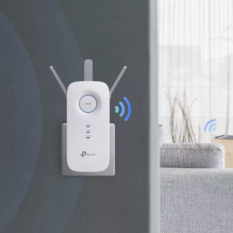 TP-Link RE450 Netzwerk-Sender und -Empfänger Weiß 10, 100, 1000 Mbit/s