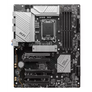 Motherboard MSI PRO B760‑P II ATX – Intel B760, LGA 1700, DDR5, 4x DIMM, 256 GB, 2.5Gb LAN, HDMI 2.1, 2x M.2