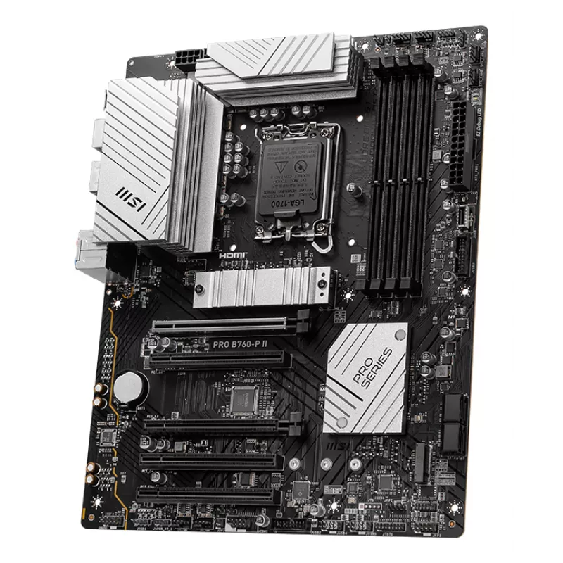 Motherboard MSI PRO B760‑P II ATX – Intel B760, LGA 1700, DDR5, 4x DIMM, 256 GB, 2.5Gb LAN, HDMI 2.1, 2x M.2