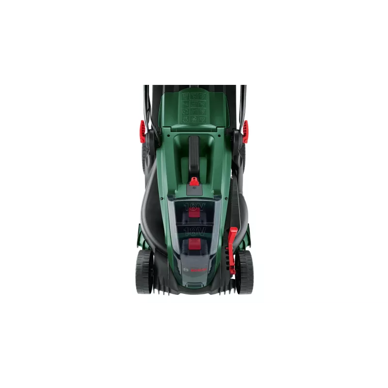 Bosch 37-550 Handrasenmäher Batterie Schwarz, Grün