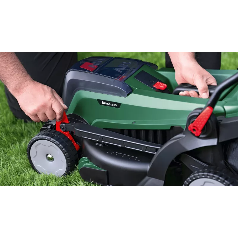 Bosch 37-550 Handrasenmäher Batterie Schwarz, Grün